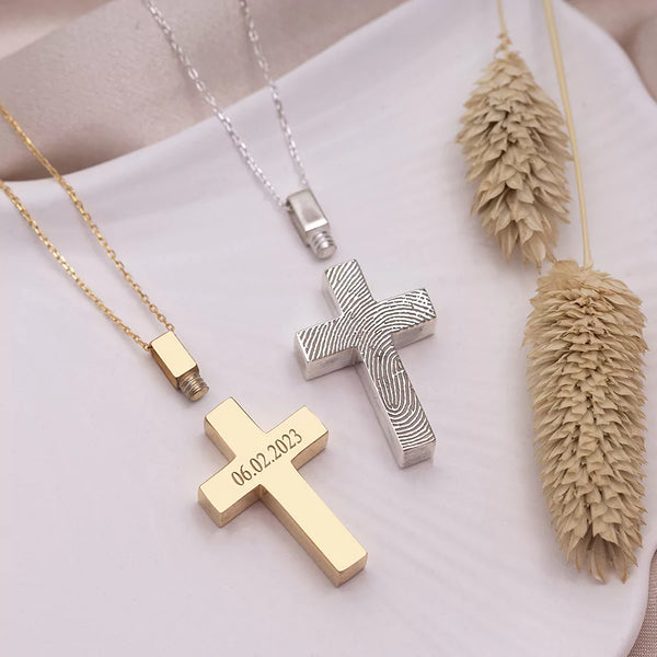 Cross Urn Pendant