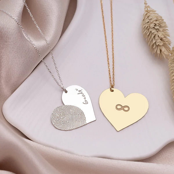 Heart Fingerprint Necklace